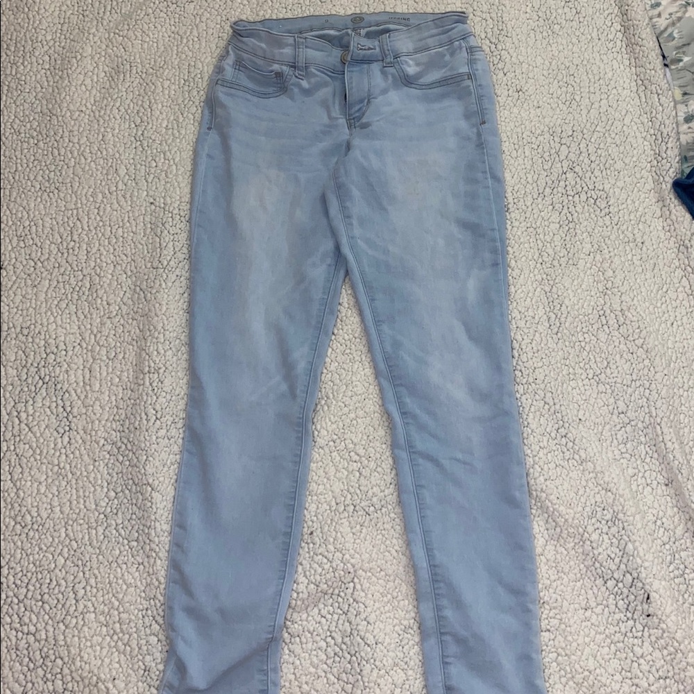 light wash jeggings
